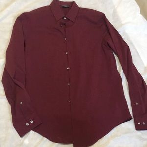 Maroon dress shirt